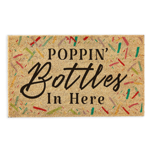 Poppin' Bottles Doormat