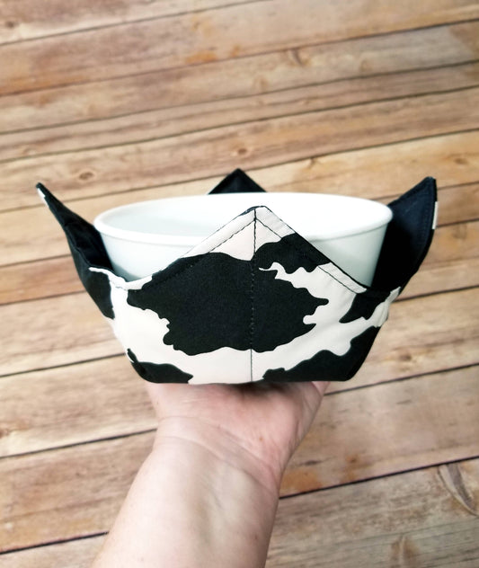 Cow Print Padded Bowl