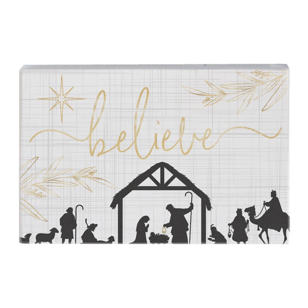 Believe Nativity - Small Talk Rectangle