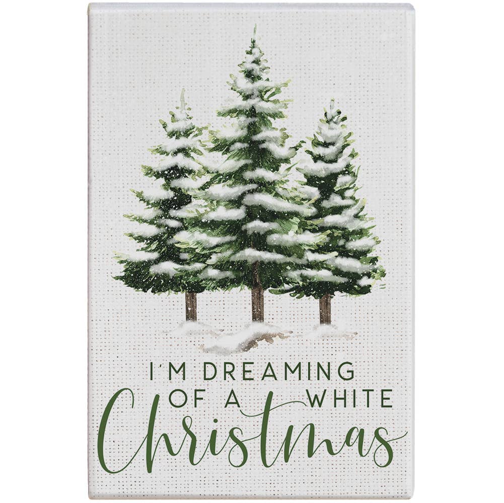 White Christmas - Small Talk Rectangle