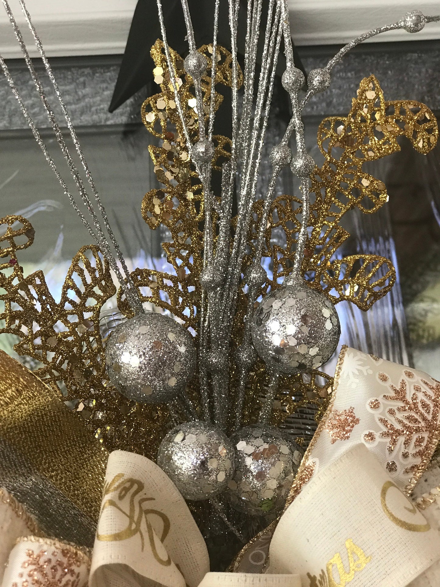 Silver and Gold Nutcracker