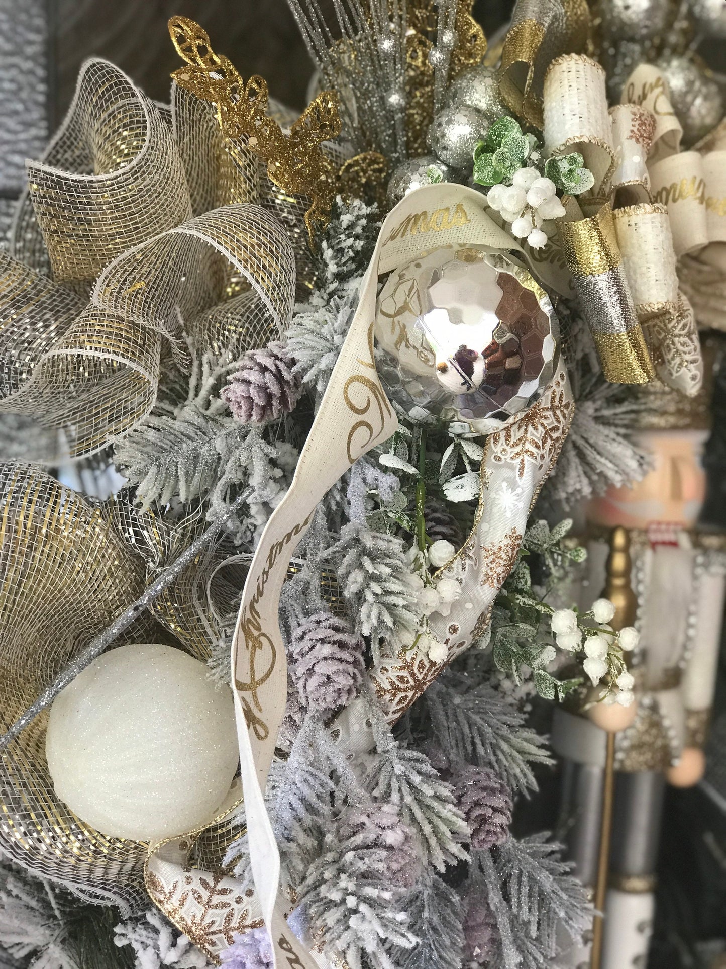 Silver and Gold Nutcracker