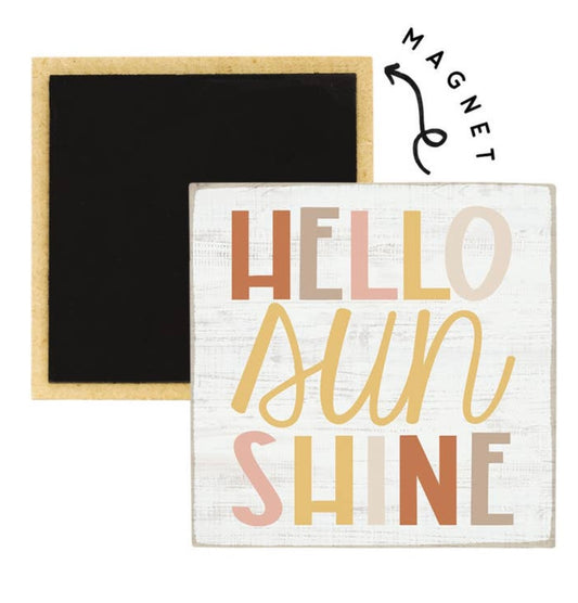 Hello Sunshine - Square Magnets