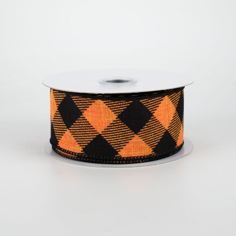 Diagonal Check Ribbon