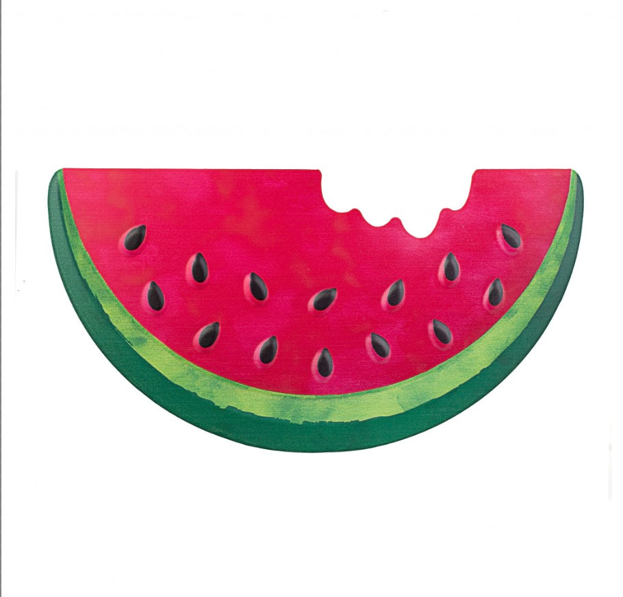 Metal Embossed Watermelon Hanger