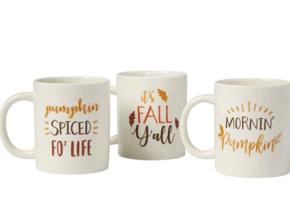 Mornin’ Pumpkin Mugs