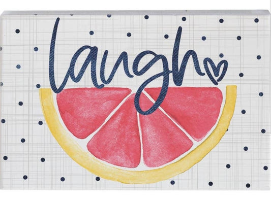 Grapefruit Laugh - Small Talk Rectangle