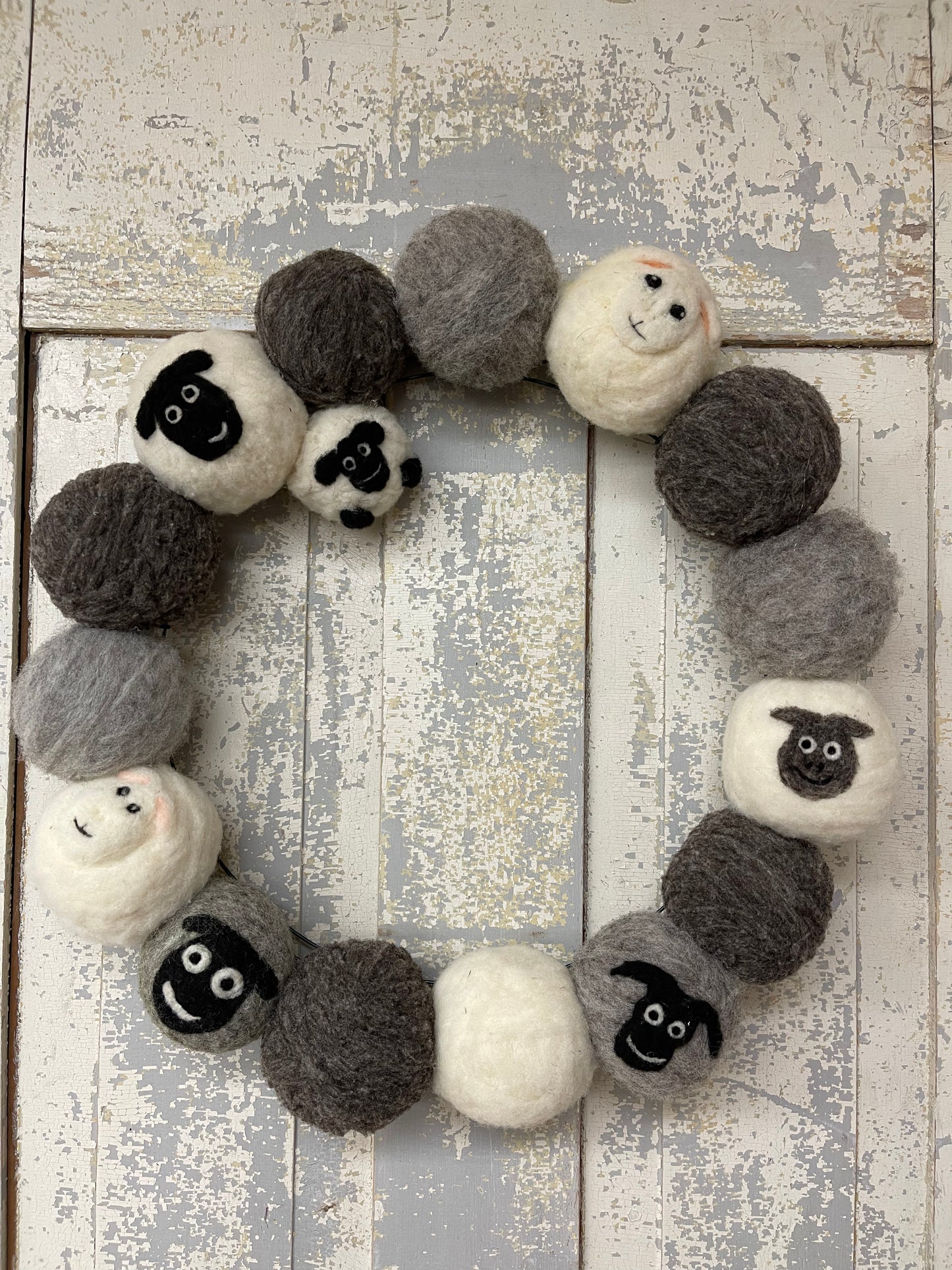 Sheep wreath
