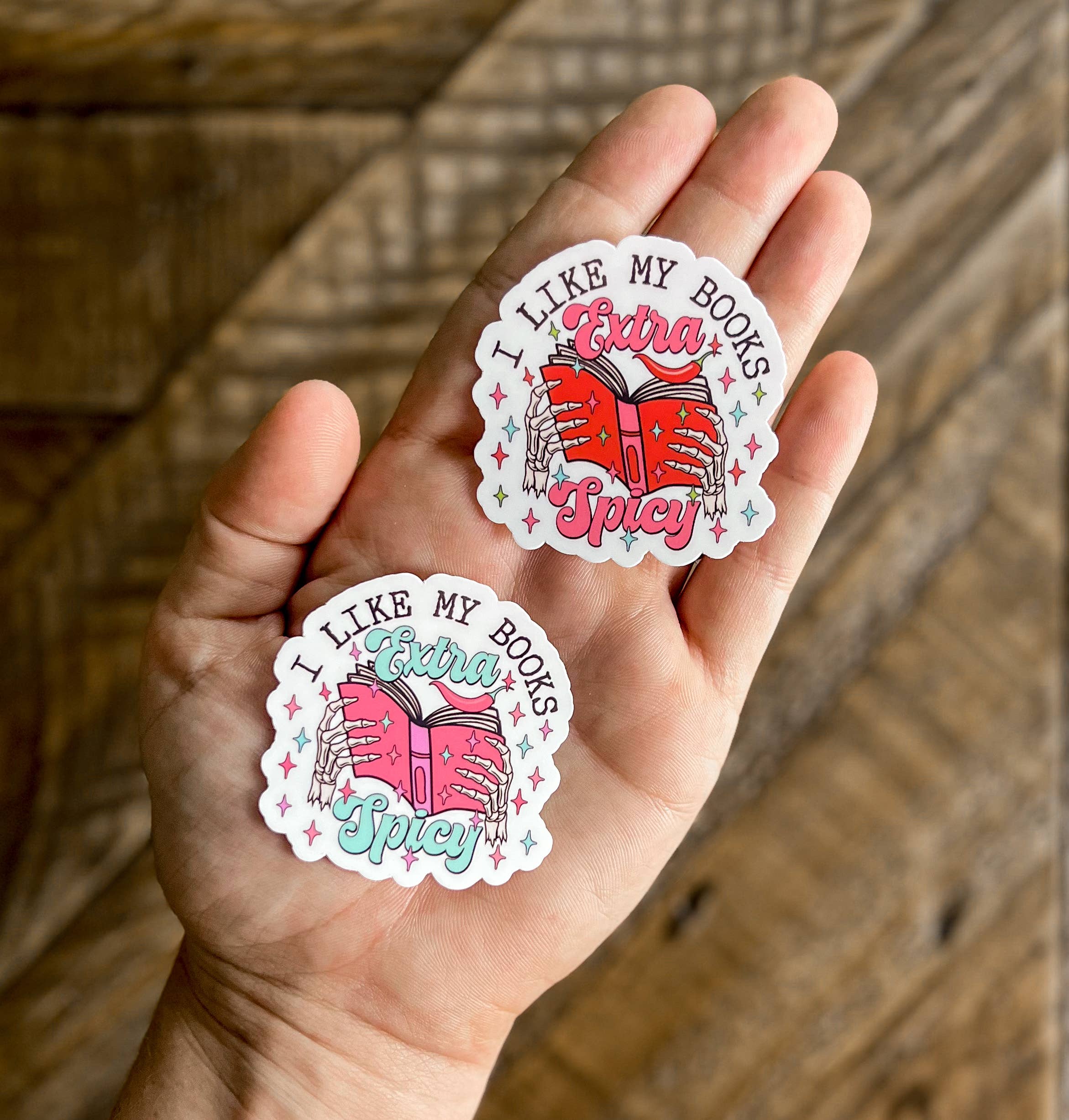 Extra Spicy Books Vinyl Sticker