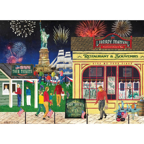 Americana - Lady Liberty 500 Piece EZ Grip Jigsaw Puzzle *50% OFF*