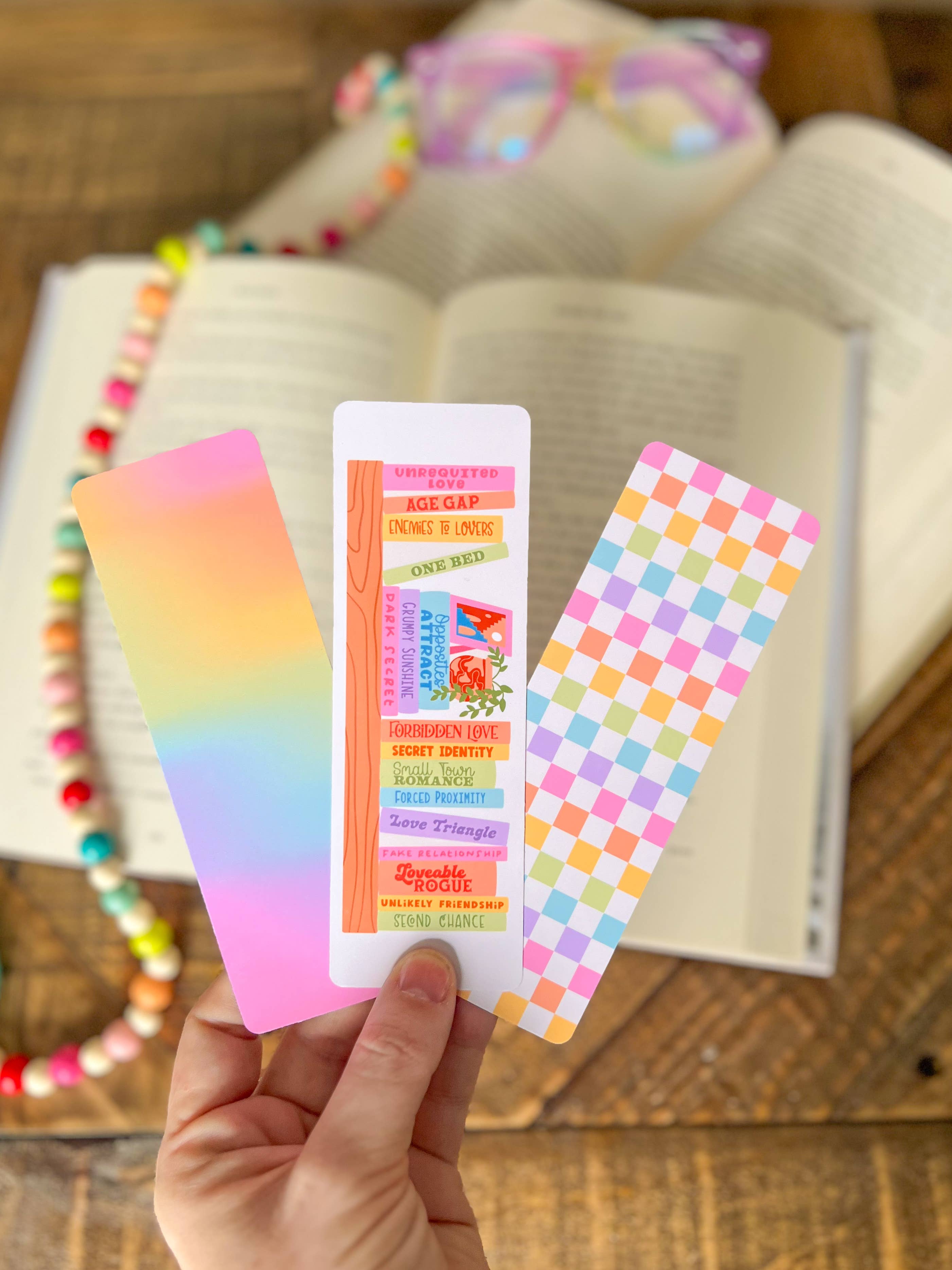 Book Trope Bookshelf Bookmark