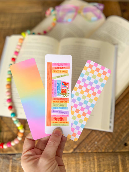 Book Trope Bookshelf Bookmark