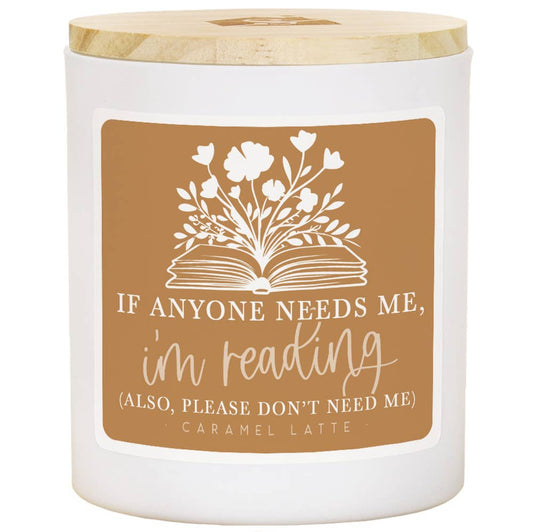 I'm Reading Book - Caramel Latte Scented Soy Candle