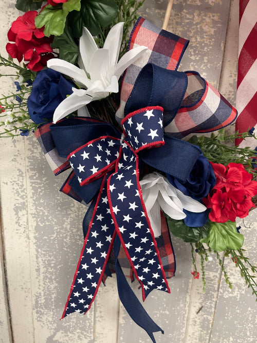 American Flag Patriotic Wreath