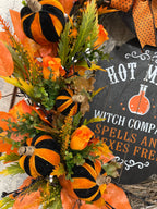 Hot Mess Witch Hat Grapevine Wreath