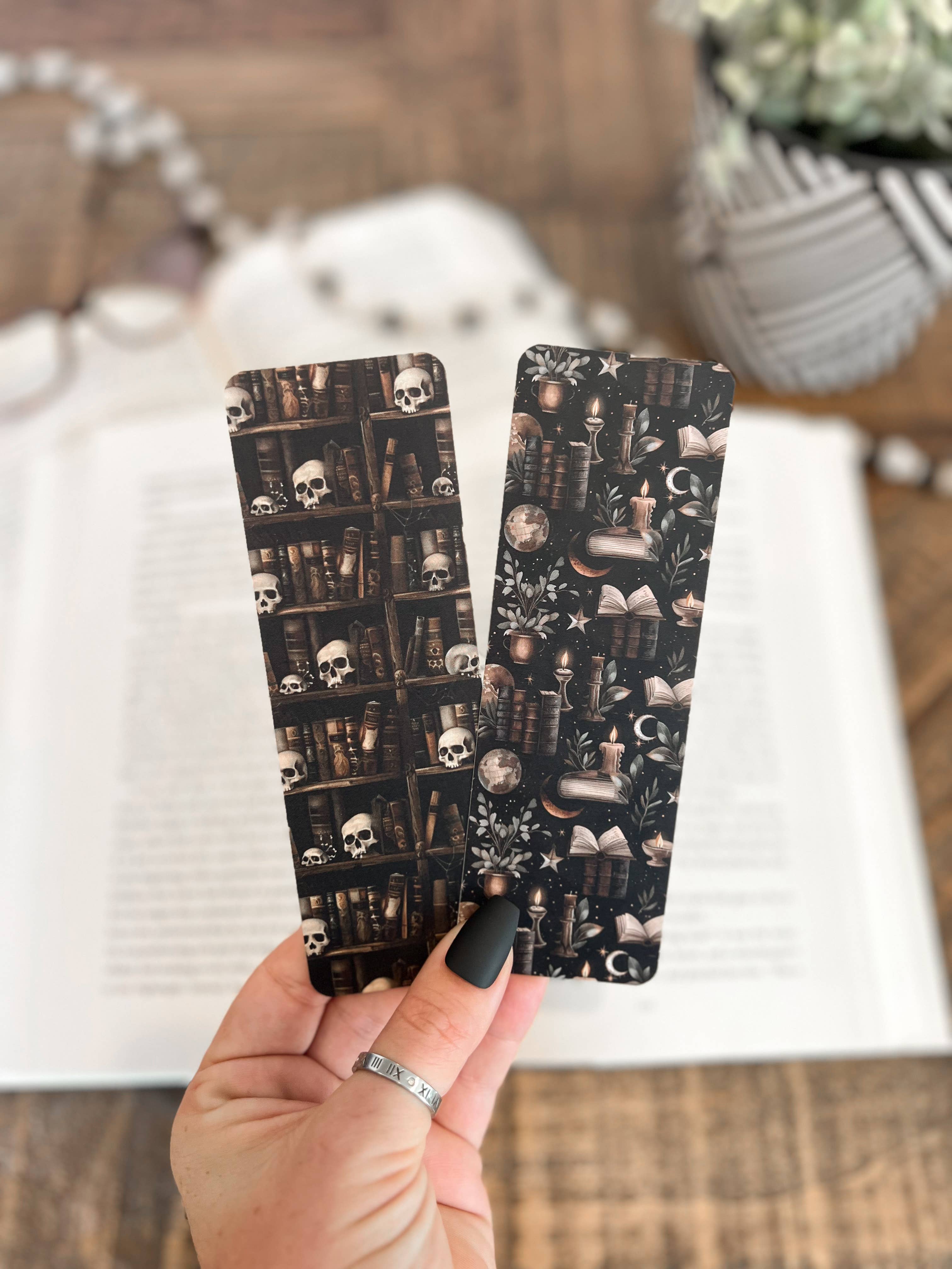 Dark Library Bookmark