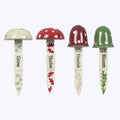 Stoneware Mushroom Forest Plant Stakes