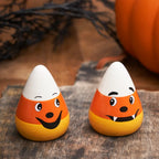 Halloween Candy Corn Salt & Pepper Shaker Set