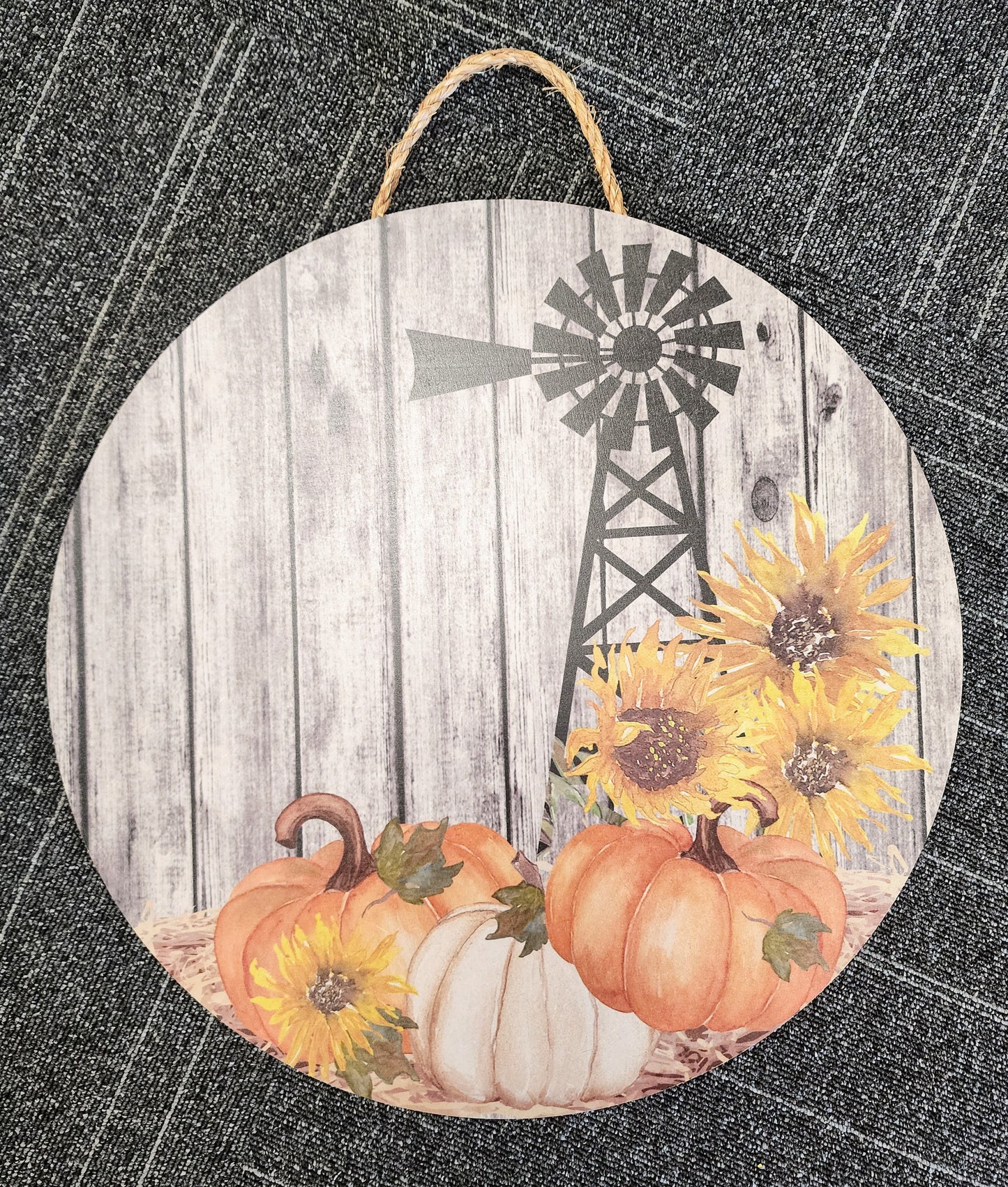 Fall Windmill Doorhanger