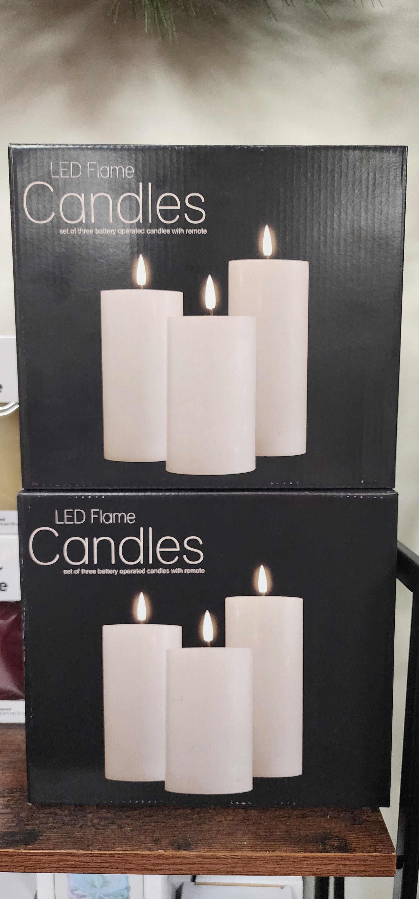 LED Flame Candles (Set of 3)