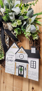 Farmhouse Lamb's Ear Grapevine Wreath