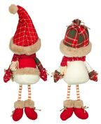 Christmas Cherry Charm Snowman Dangle Leg