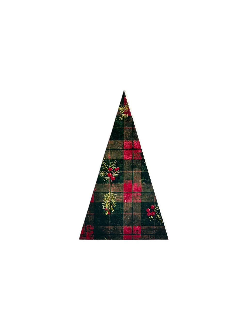 Farmhouse Wood Christmas Trees-Flannel Christmas