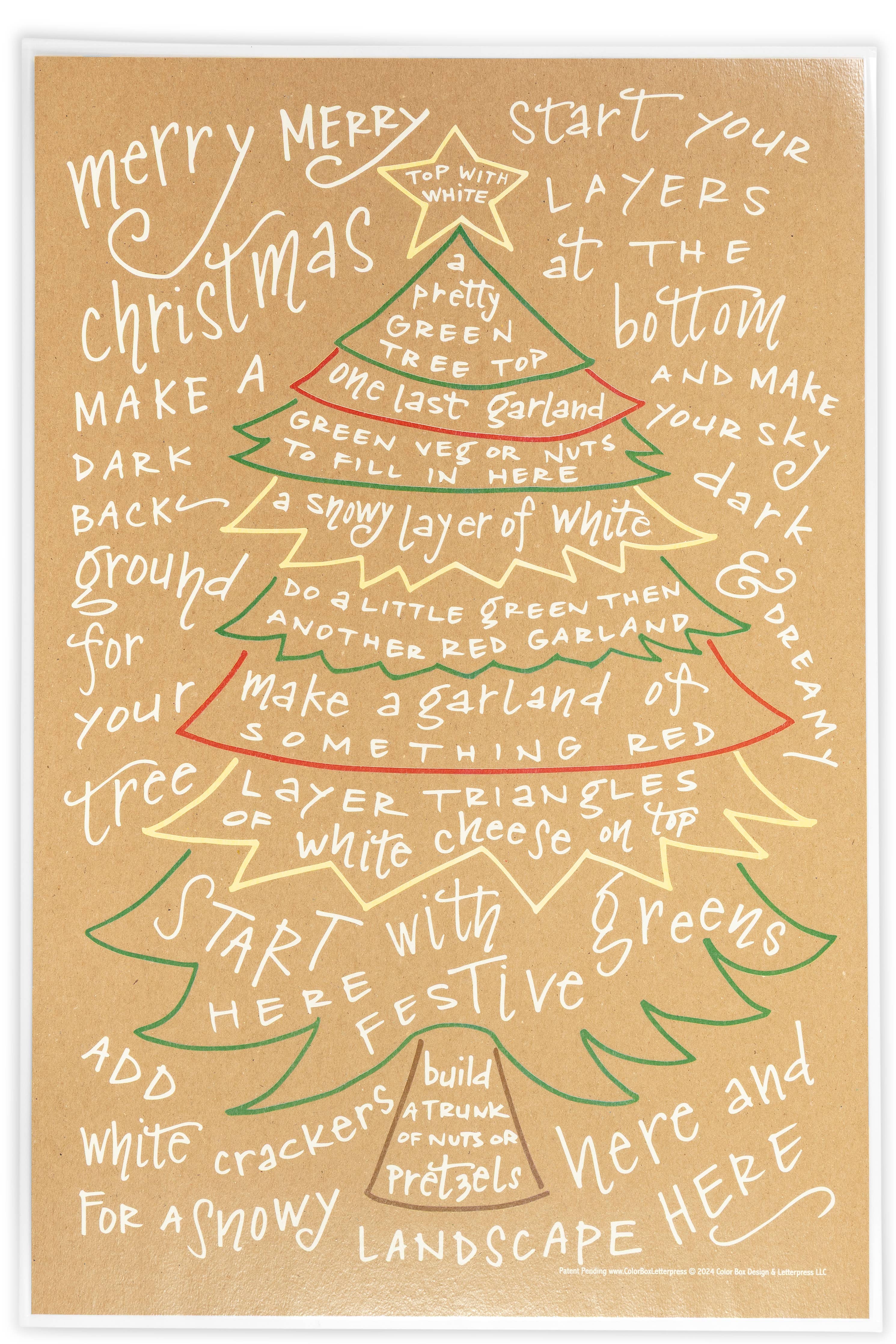 Charcuterie Cheat Sheet - Christmas Tree