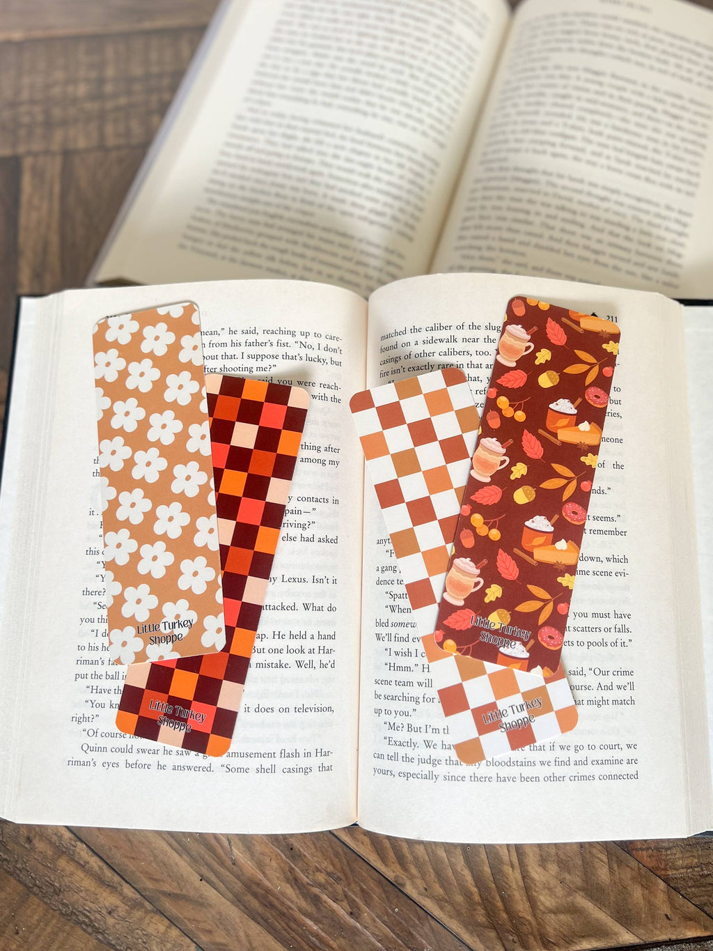 Pumpkin Pie Bookmarks -Thanksgiving, Fall