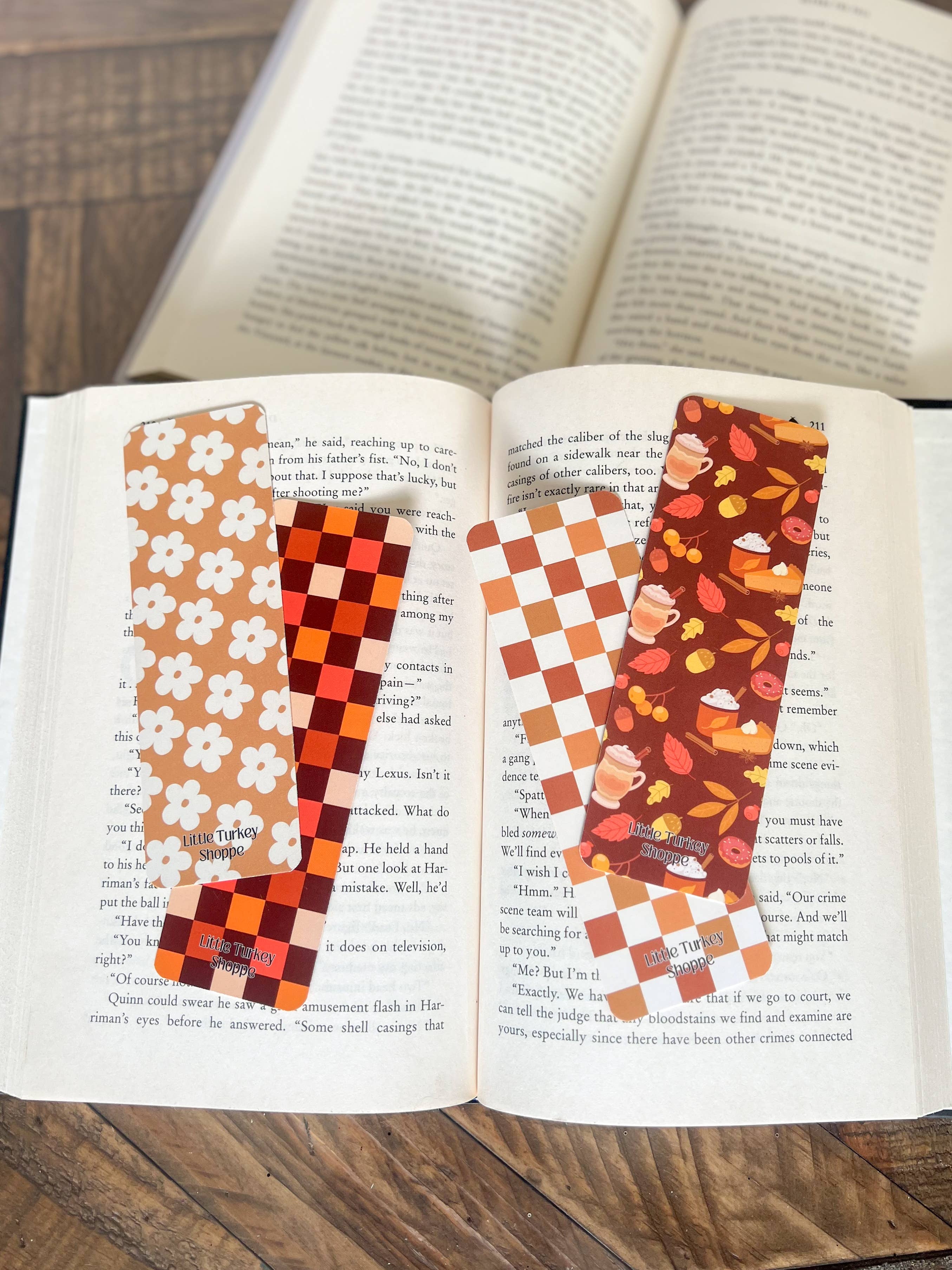 Pumpkin Pie Bookmarks -Thanksgiving, Fall