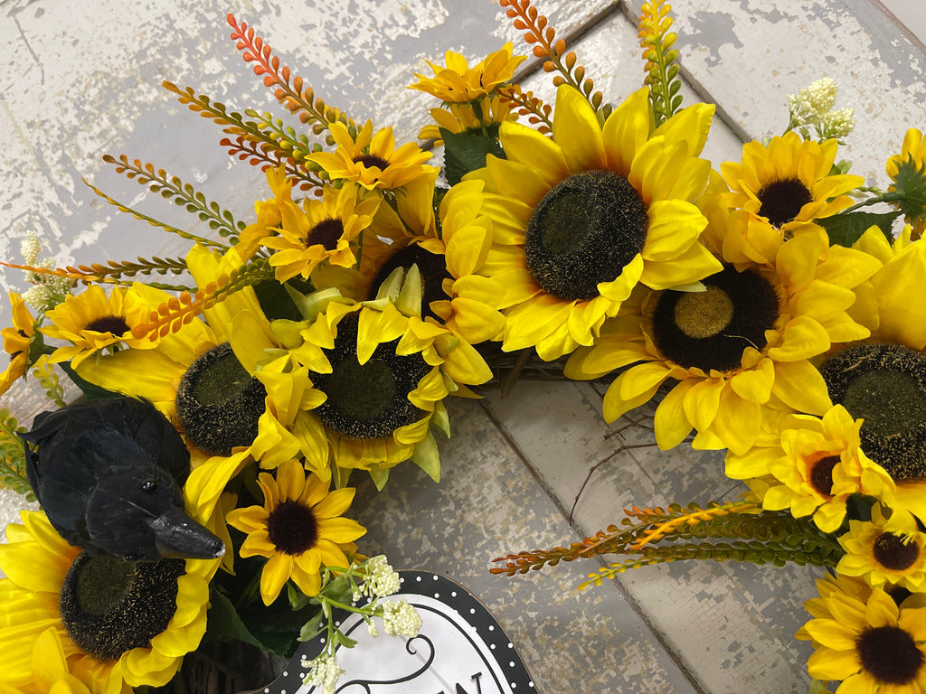 Black crow Sunflower