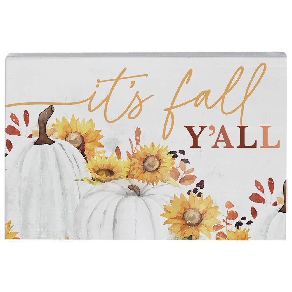 It's Fall Y'all Sunflowers - Small Talk Rectangle