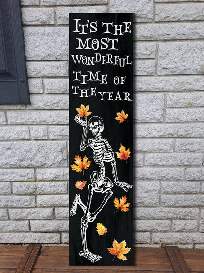 36in Dancing Skeleton Porch Sign