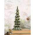 Resin Glittered Christmas Tree - 8"H