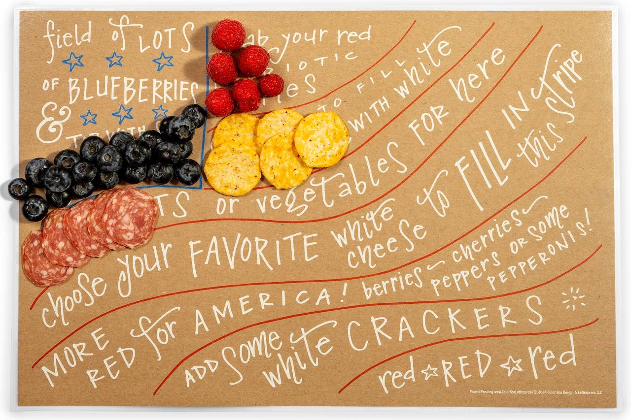 Charcuterie Cheat Sheet - Flag