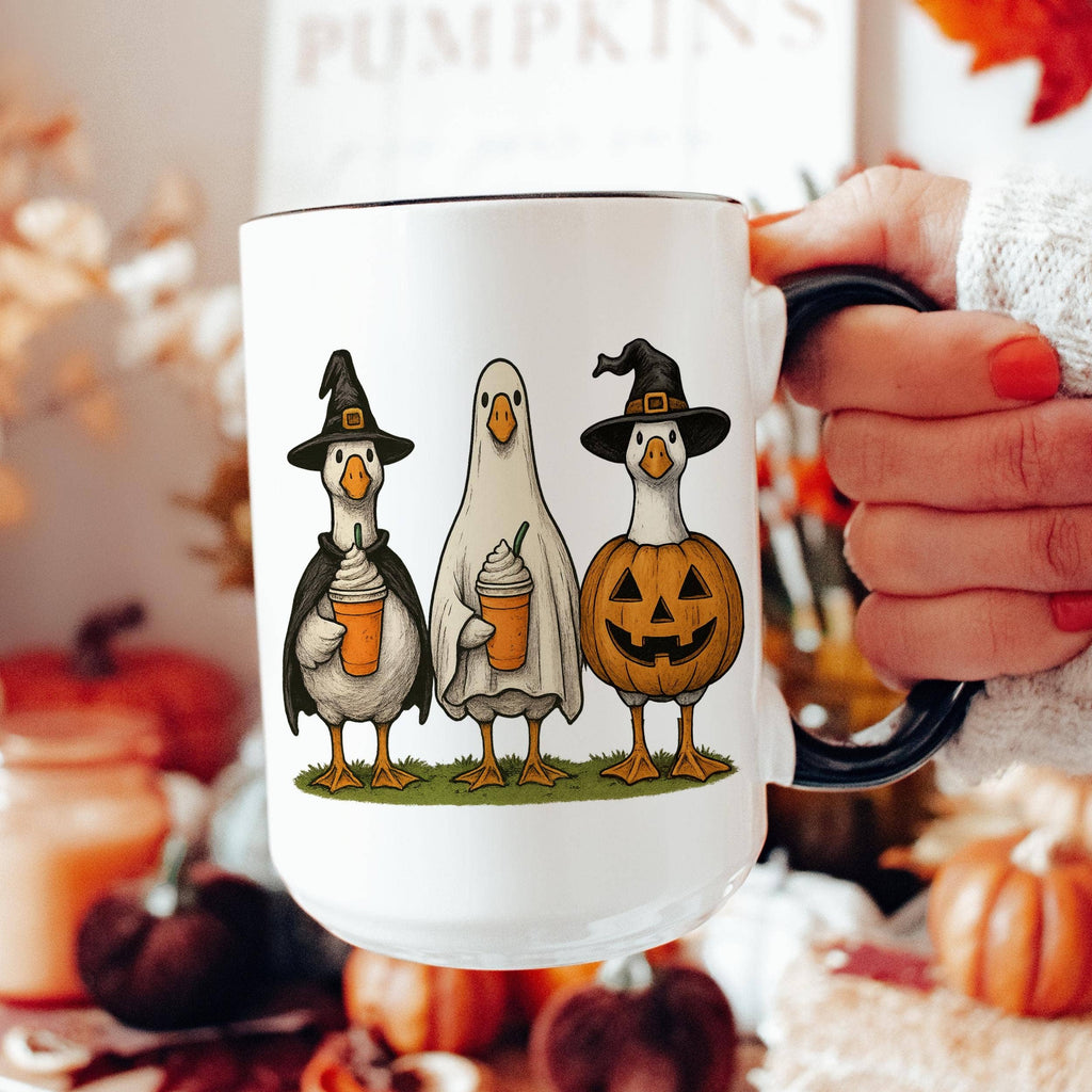 Halloween Goose Ghost Coffee Mug