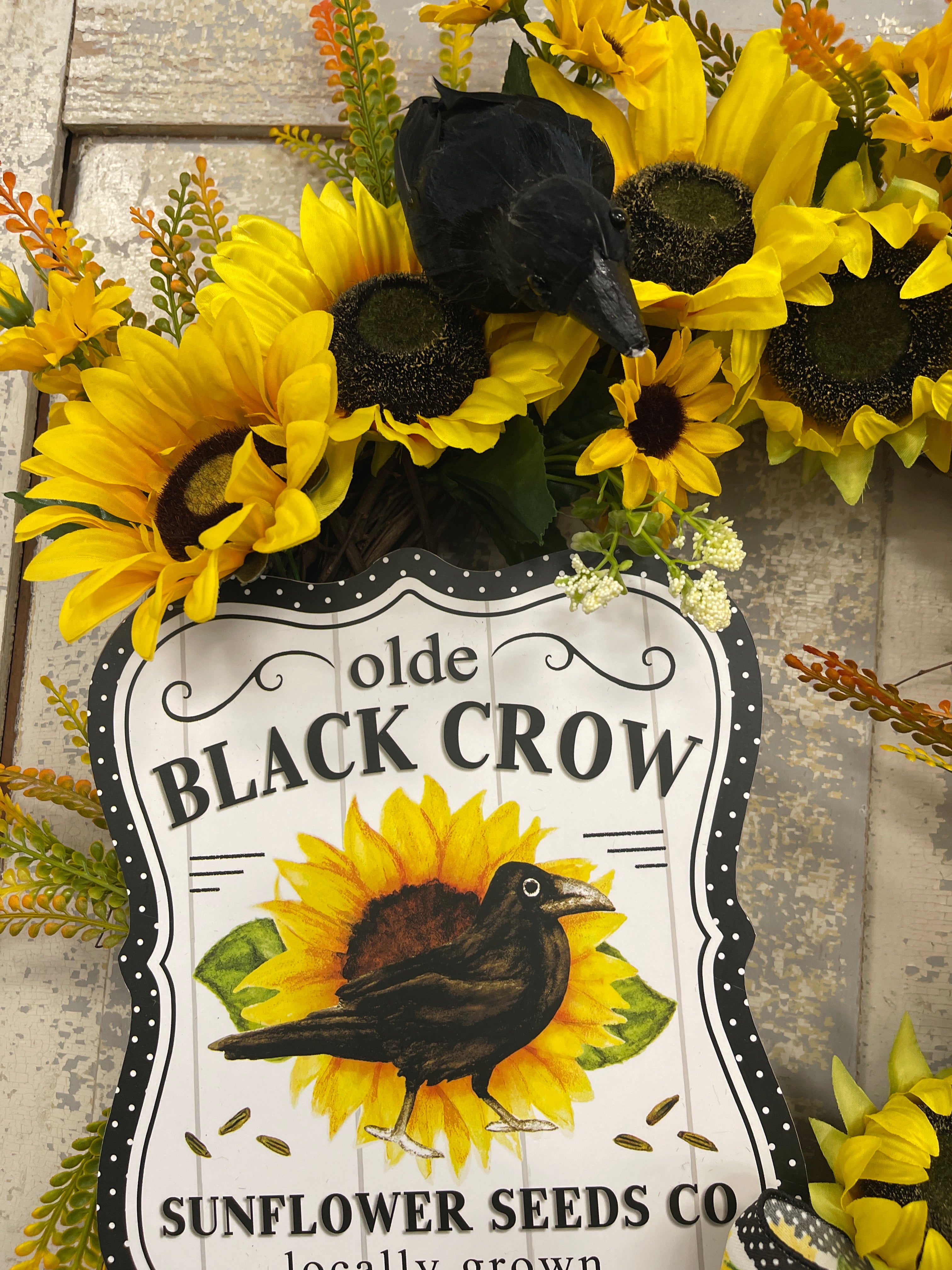 Black crow Sunflower