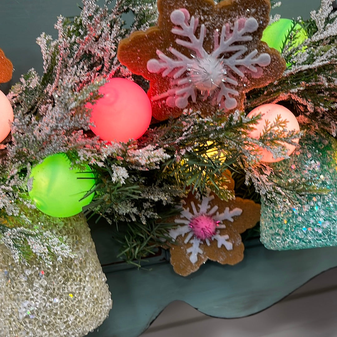 Candy Land Winter Garland