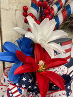 America The Beautiful Patriotic Wreath