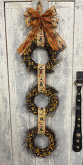 Scarecrow Tri Wreath