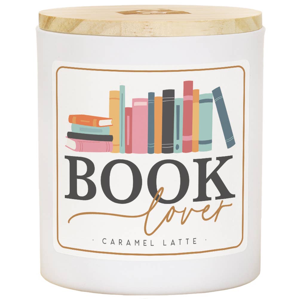 Book Lover - Caramel Latte Scented Soy Candle