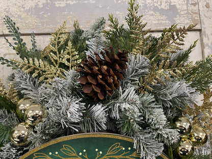 Green and Gold Merry Christmas