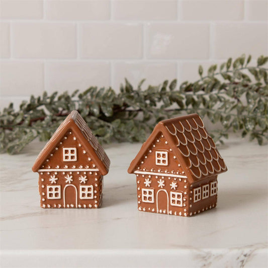 Gingerbread House Salt And Pepper Shakers