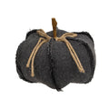 Dark Gray Chevron Pumpkin - Large