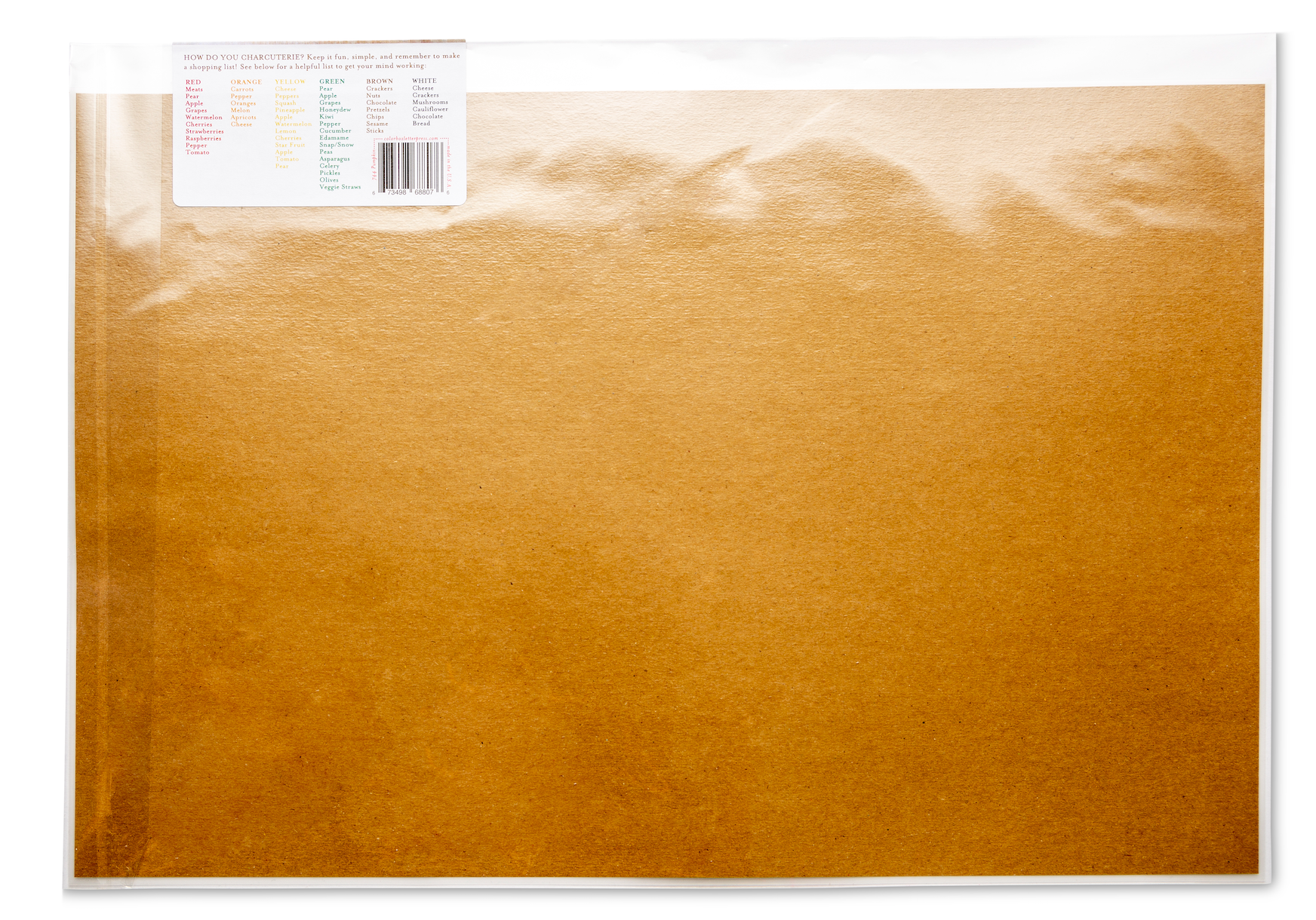 Charcuterie Cheat Sheet - Pumpkin