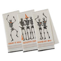 Skeletons Printed Dishtowels