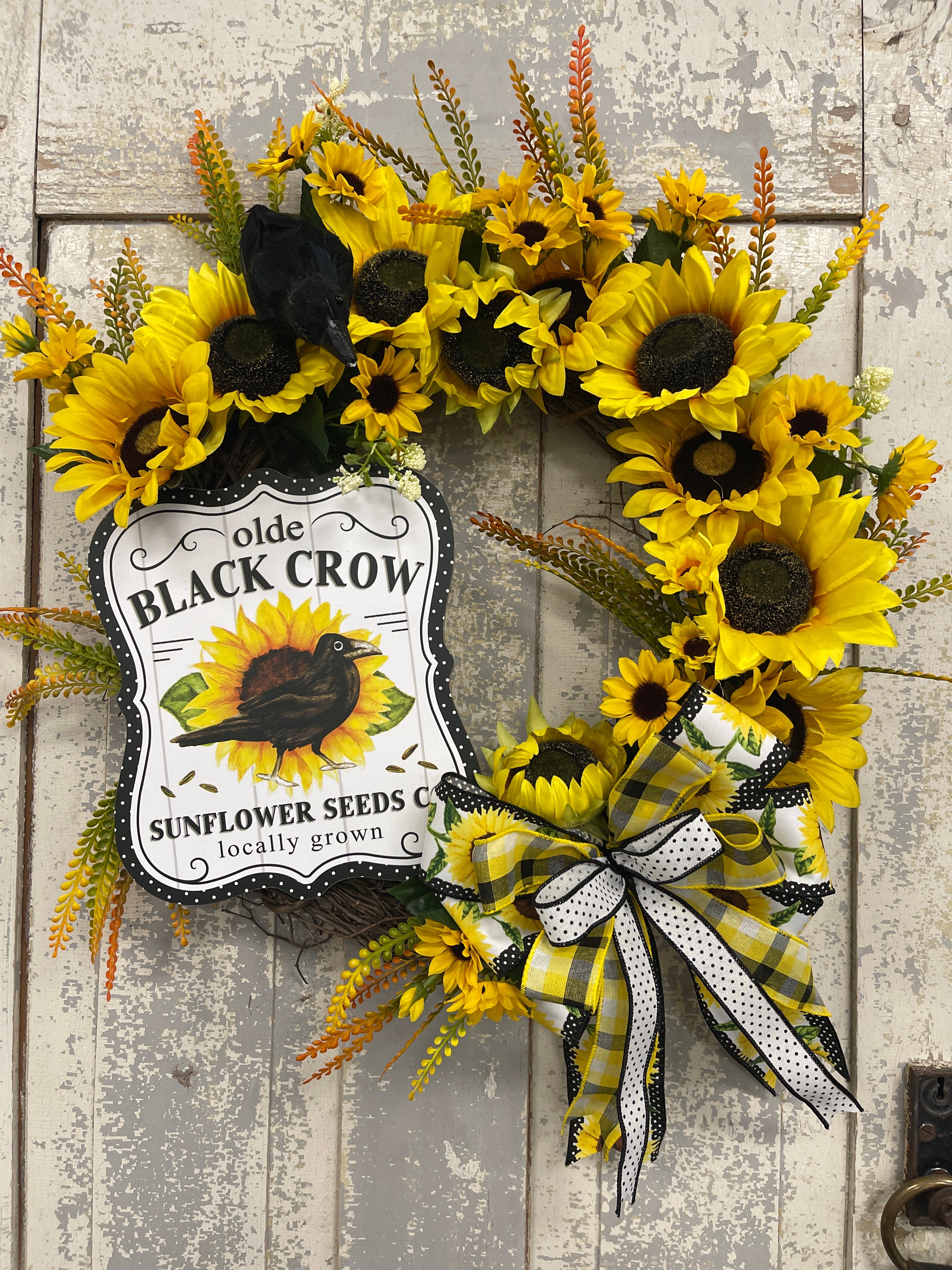 Black crow Sunflower