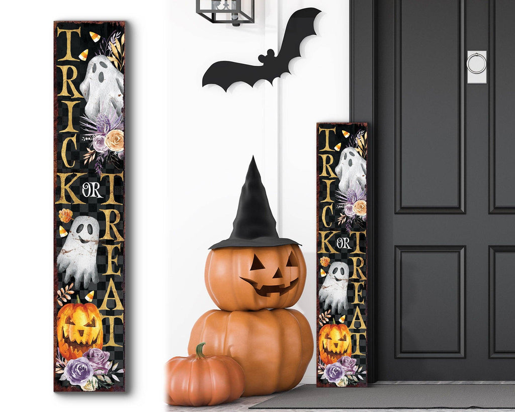48in Trick or Treat Halloween Porch Sign