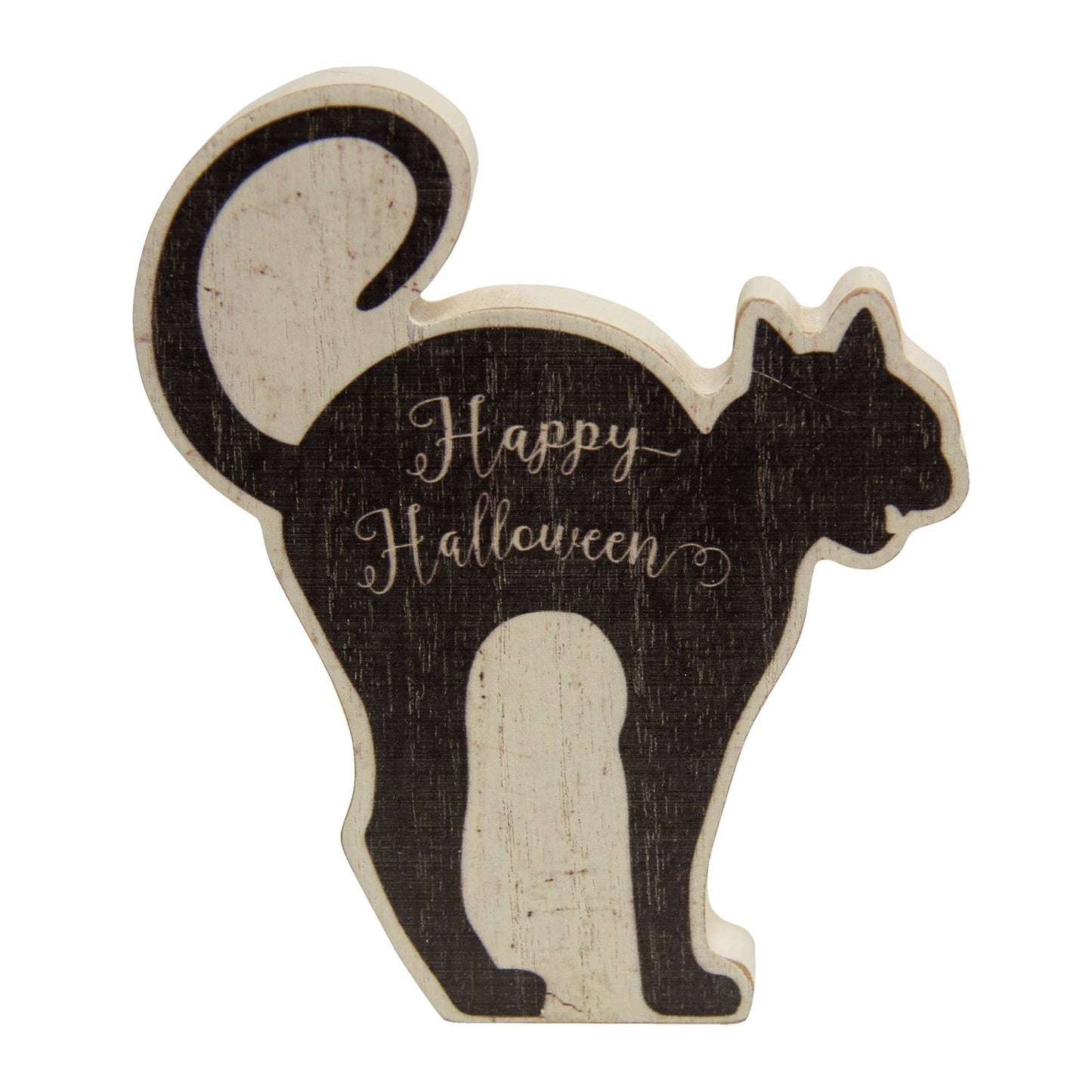 Happy Halloween Black Cat Chunky Sitter