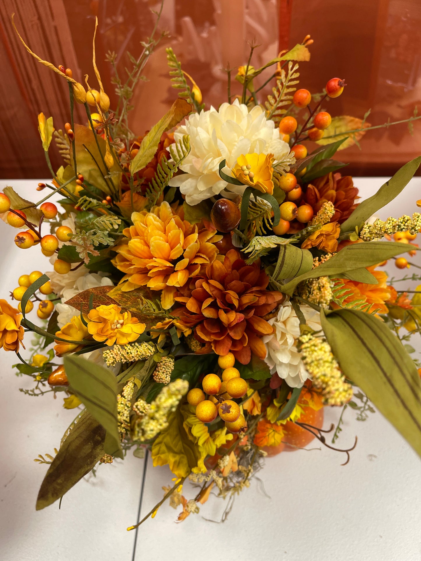 Large Pumpkin Centerpiece